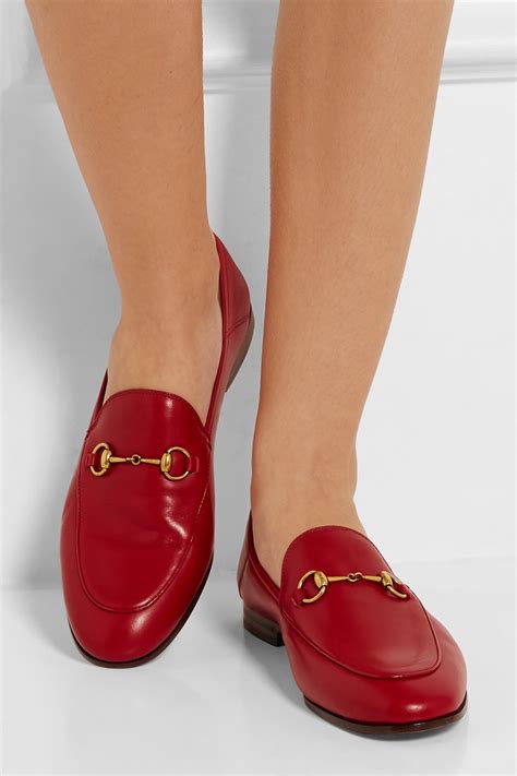 red Gucci shoes women